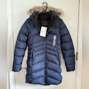 NWT Marmot Montreal Coat. Size: S. Midnight Navy
